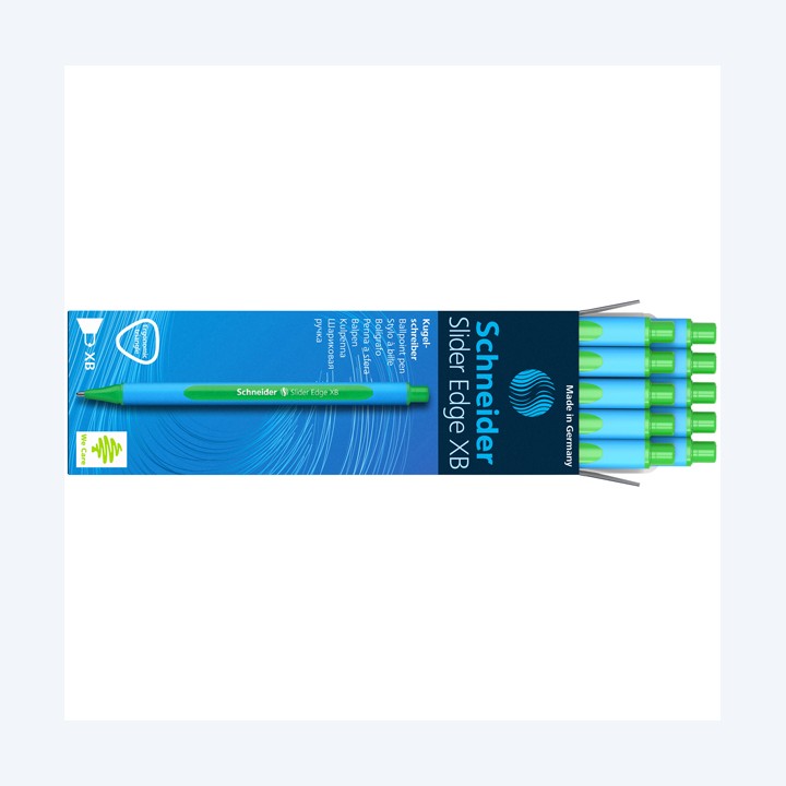 Penna a sfera Slider Edge tratto XB verde Schneider | Ecotempo