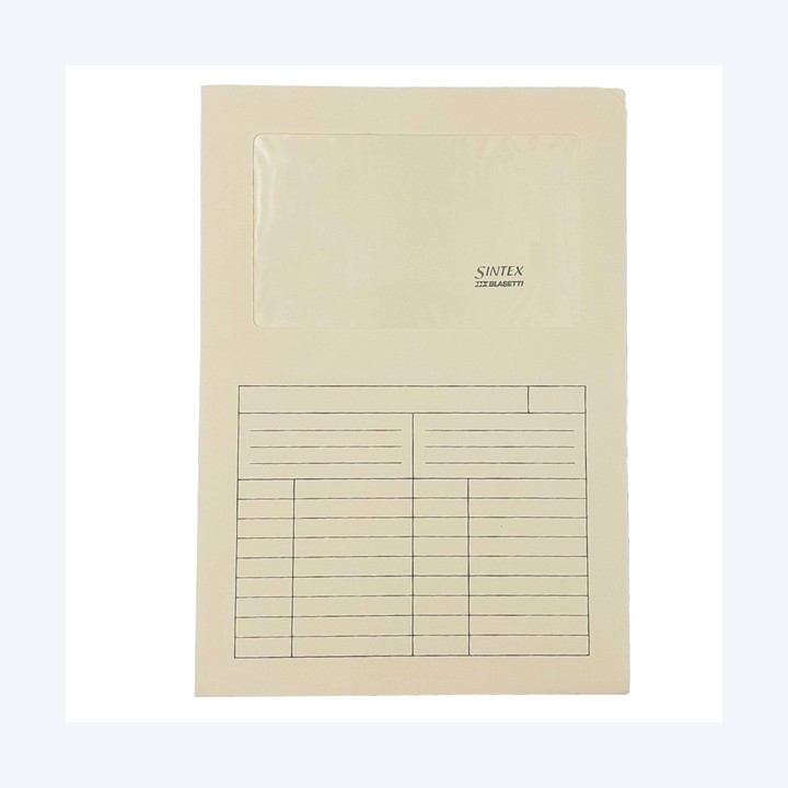 Cartellina a L con finestra Sintex 120 — 77420 | Ecotempo