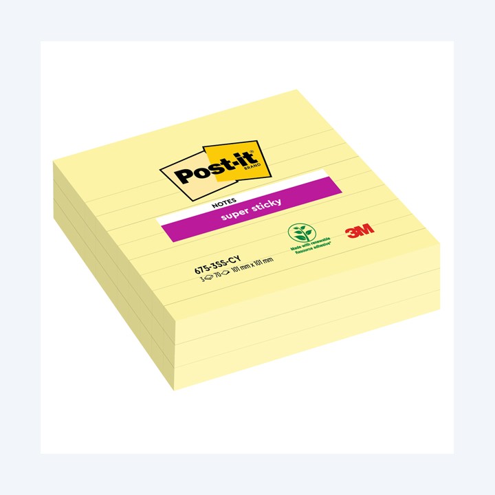 Blocco foglietti Super Sticky — 77436 | Ecotempo