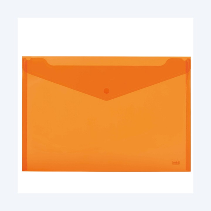 Busta con bottone 24 x 18,5 cm PP — 77448 | Ecotempo