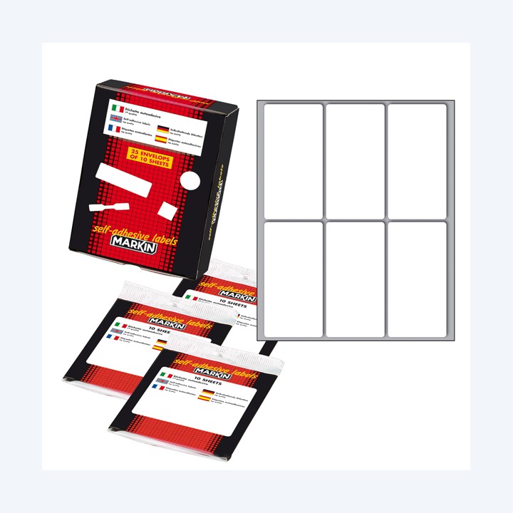Etichette adesive in carta permanenti — 78220 | Ecotempo
