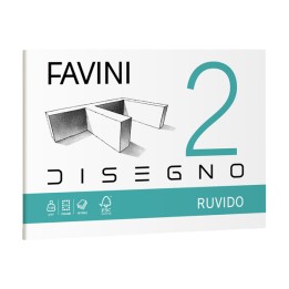 Album Favini 2 33 x 48 cm 110 gr 10 fogli ruvido Favini | Ecotempo