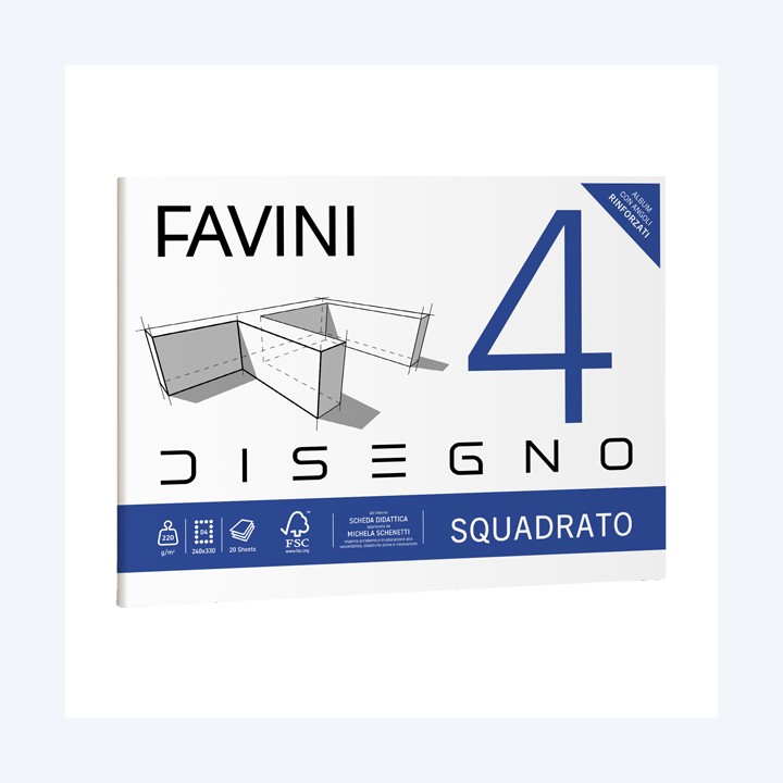 Album Favini 4 24 x 33 cm 220 gr 20 — 79334 | Ecotempo
