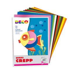 Gomma Crepp 20 x 30 cm colori assortiti — 79477 | Ecotempo