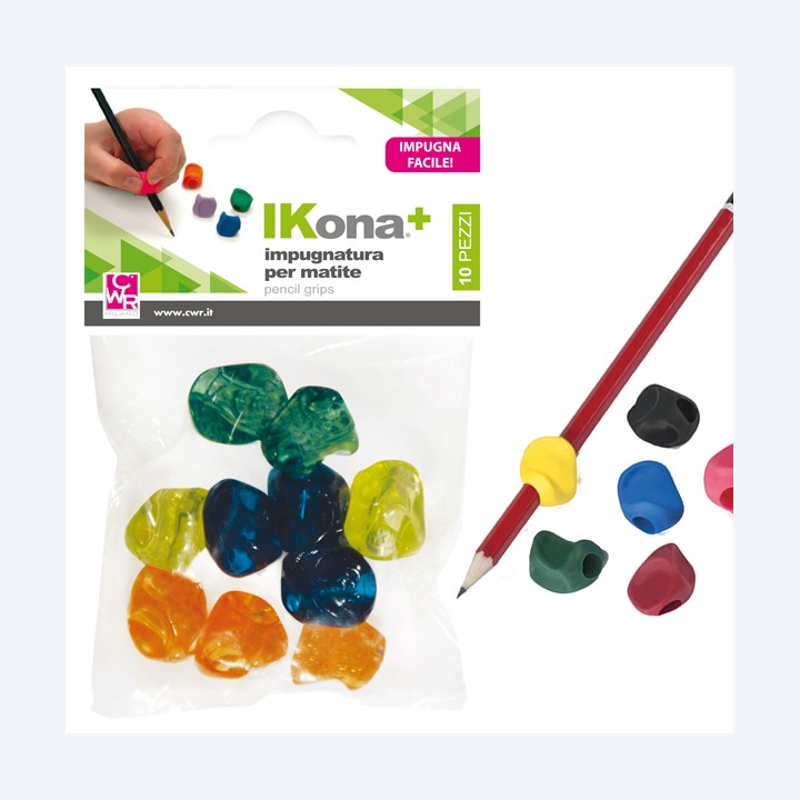 Impugnatura per matite gomma colori — 79540 | Ecotempo