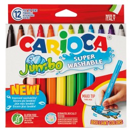 Pennarelli Jumbo punta 6,0mm colori — 79755 | Ecotempo