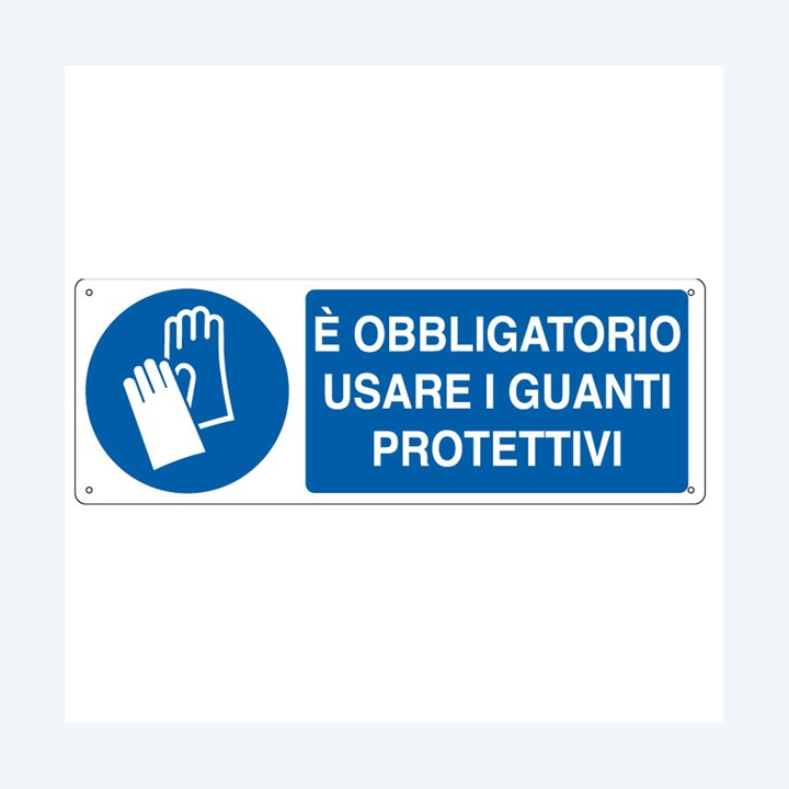 Cartello segnalatore 35x12,5 cm È — 79815 | Ecotempo