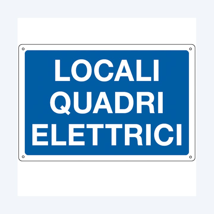 Cartello segnalatore 30x20 cm LOCALI — 79828 | Ecotempo