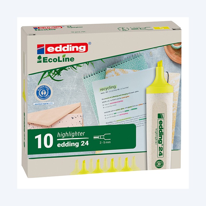 Evidenziatore 24 EcoLine punta — 79939 | Ecotempo