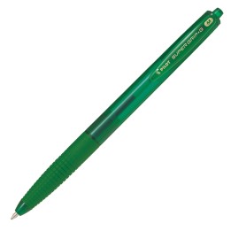 Penna a scatto Supergrip G punta 1,0mm verde Pilot | Ecotempo
