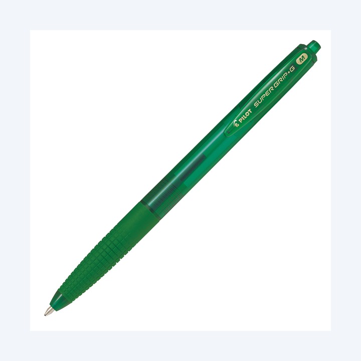 Penna a scatto Supergrip G punta 1,0mm verde Pilot | Ecotempo