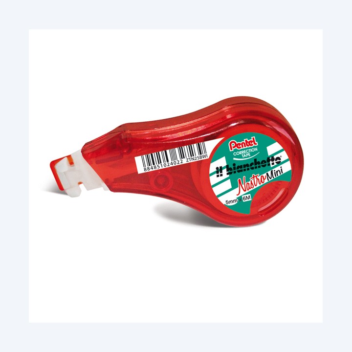 Correttore a nastro mini Il Bianchetto 5mm x 6mt Pentel | Ecotempo