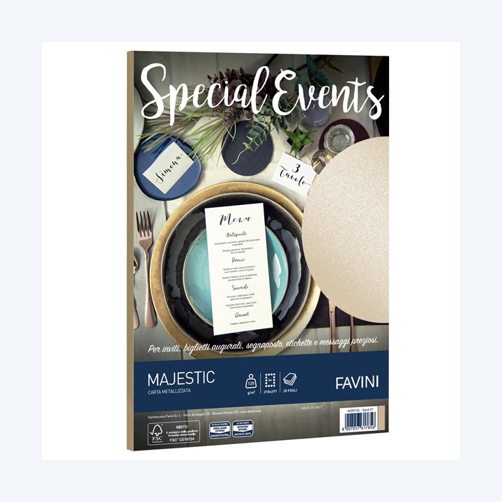 Carta metallizzata Special Events A4 — 80089 | Ecotempo