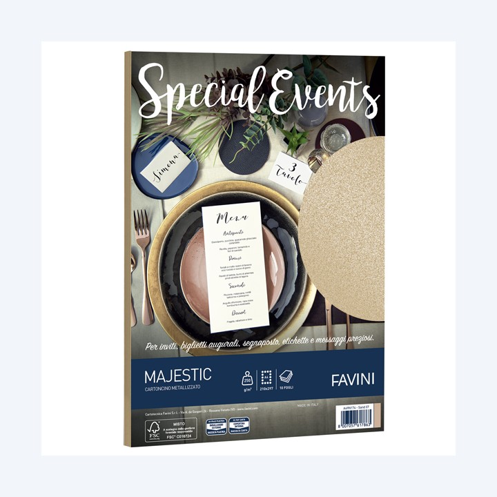 Carta metallizzata Special Events A4 — 80090 | Ecotempo
