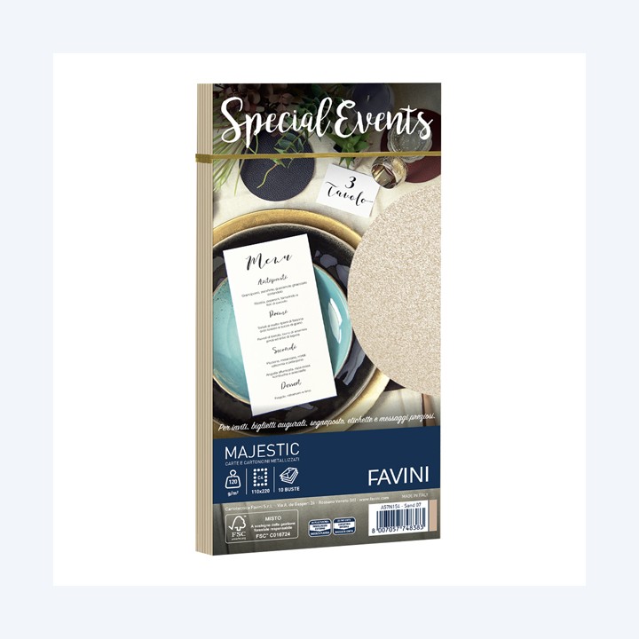 Busta Special Events metal 110 x 220 mm — 80091 | Ecotempo