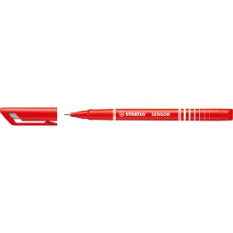 Fineliner Stabilo Sensor tratto 0,3mm rosso Stabilo | Ecotempo