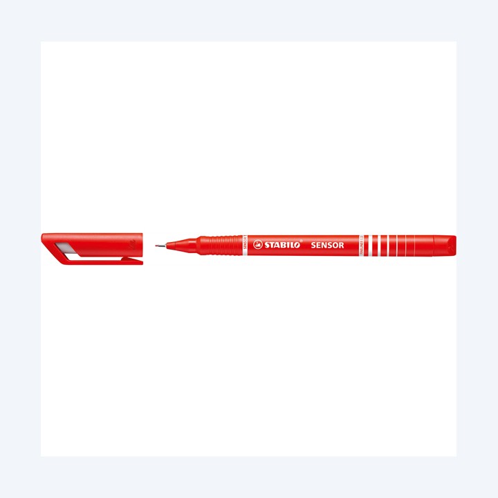 Fineliner Stabilo Sensor tratto 0,3mm rosso Stabilo | Ecotempo