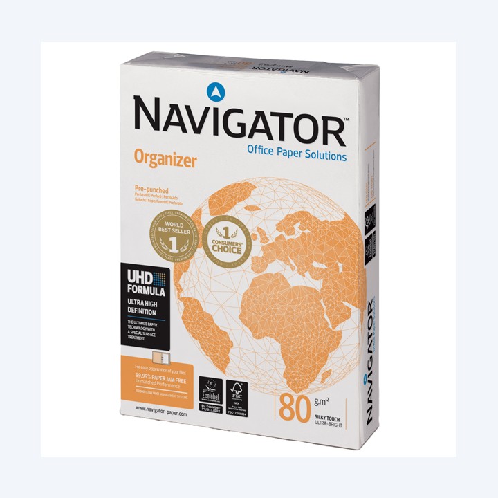 Carta Organizer 2 fori A4 80 gr — 80106 | Ecotempo