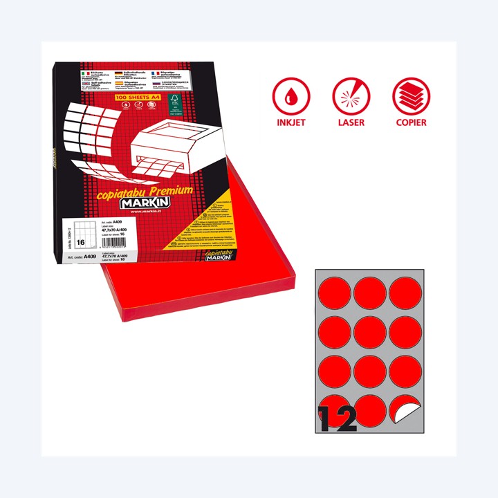 Etichette adesive R/310 in carta — 80187 | Ecotempo