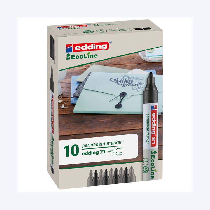 Marcatore permanente 21 Ecoline punta — 80192 | Ecotempo