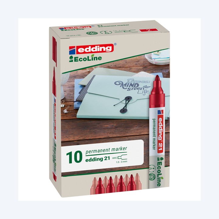Marcatore permanente 21 Ecoline punta — 80193 | Ecotempo