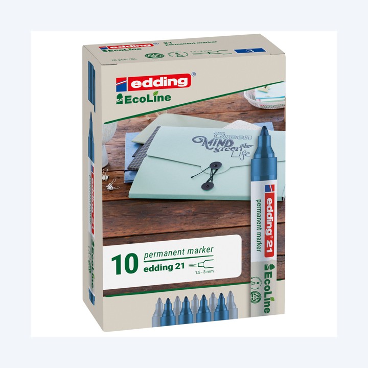 Marcatore permanente 21 Ecoline punta — 80194 | Ecotempo