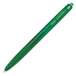 Penna a scatto Supergrip G punta 0,7mm verde Pilot | Ecotempo