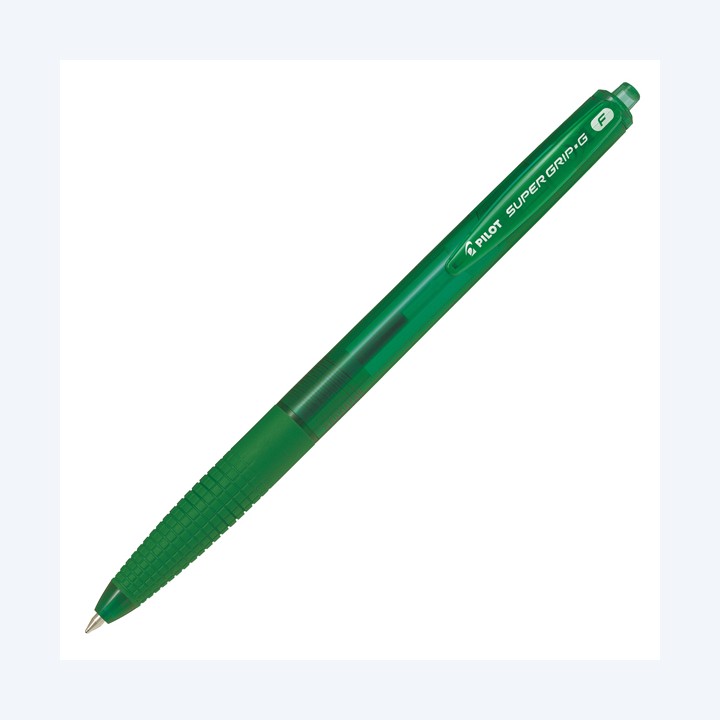 Penna a scatto Supergrip G punta 0,7mm verde Pilot | Ecotempo