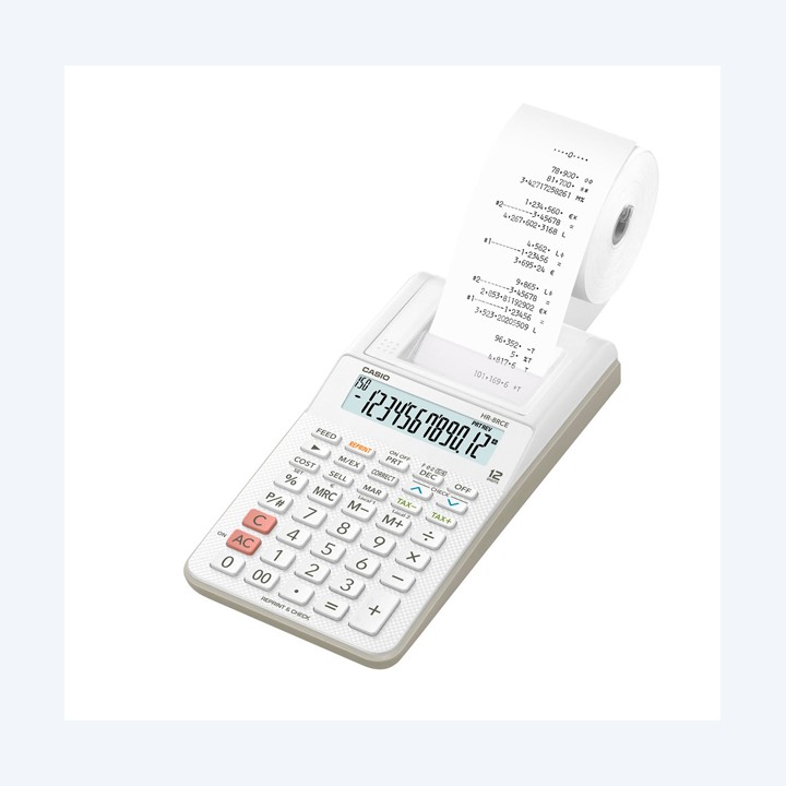 Calcolatrice scrivente HR-8RCE 12 cifre — 80345 | Ecotempo