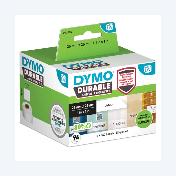 Rotolo 850 etichette LW Durable 1933083 — 80371 | Ecotempo