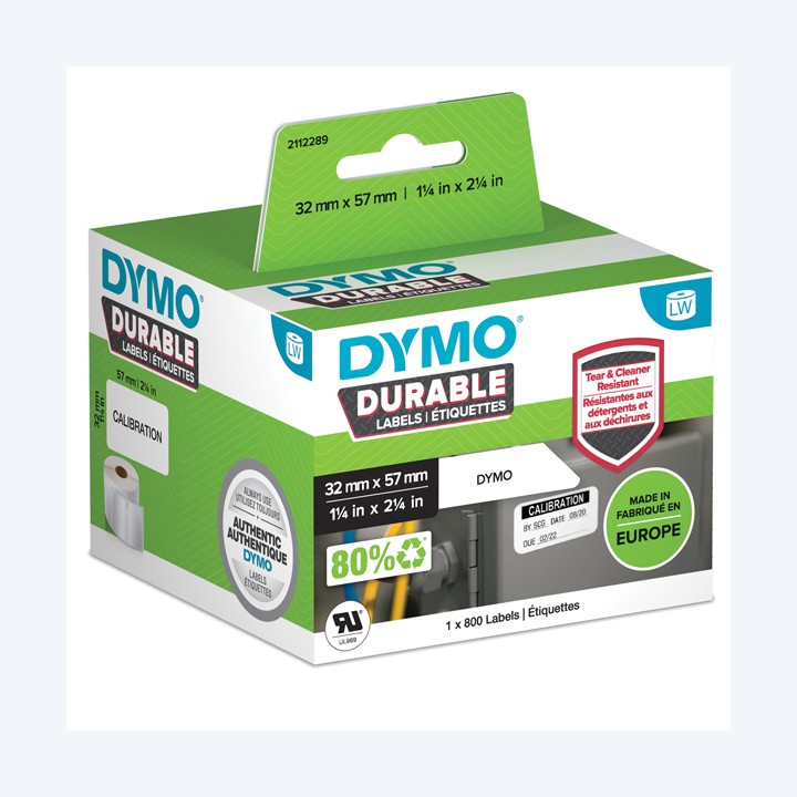 Rotolo 800 etichette LW Durable 1933084 — 80372 | Ecotempo