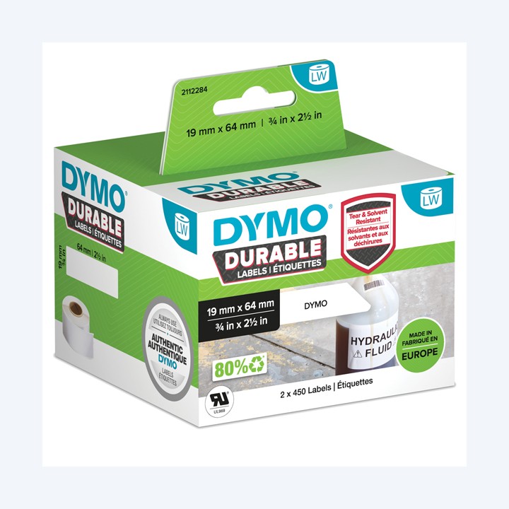 Rotolo 450 etichette LW Durable 1933085 — 80373 | Ecotempo