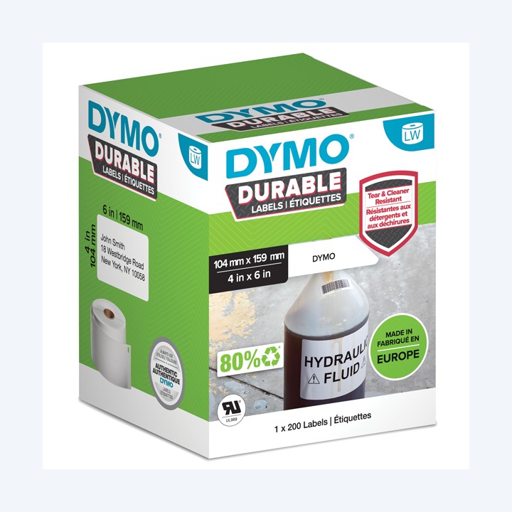 Rotolo 200 etichette LW Durable 1933086 — 80374 | Ecotempo