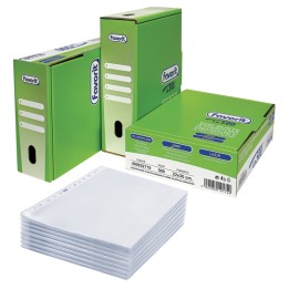 Buste forate La 500 Linear liscio 22 x — 80575 | Ecotempo