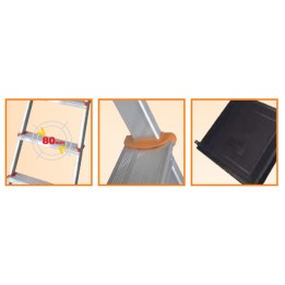 Scala domestica Stella Basic 4 gradini — 80735 | Ecotempo
