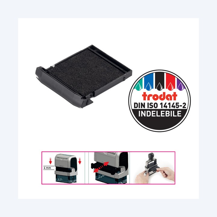 Tampone di ricambio 6/9440 nero Trodat conf. 2 pezzi | Ecotempo