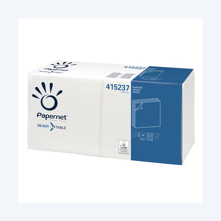 Tovaglioli 33 x 32 cm monovelo bianco — 81150 | Ecotempo