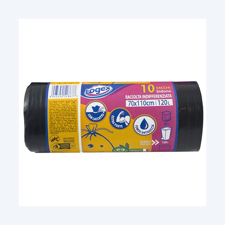 Sacchi per immondizia 70x110 cm 120 L — 81515 | Ecotempo