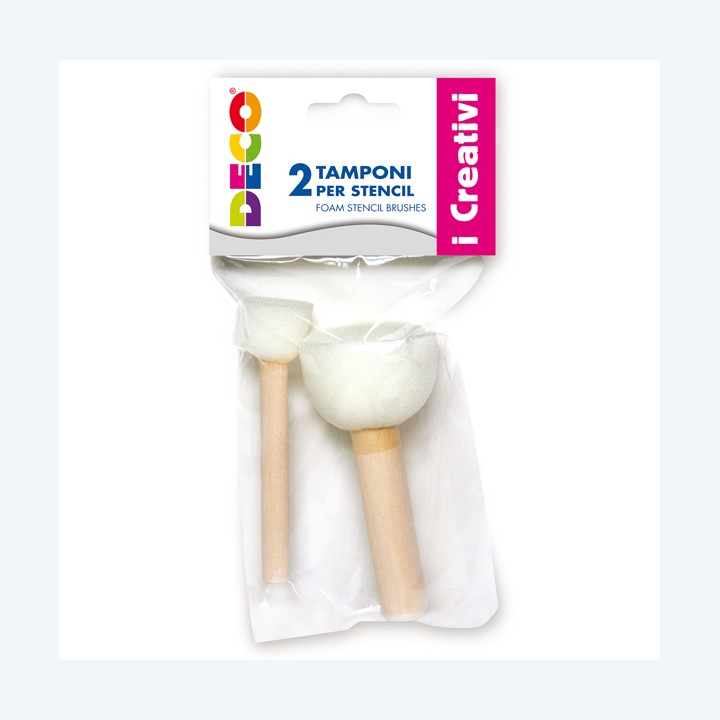 Tampone in spugna per stencil ø 2- 4 cm — 81528 | Ecotempo