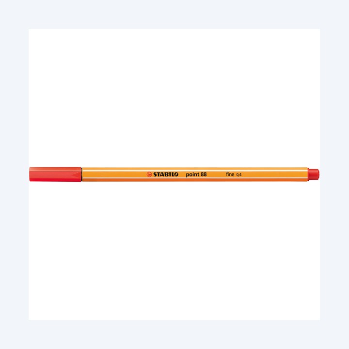 Fineliner Point 88 tratto 0,4 mm rosso — 81716 | Ecotempo