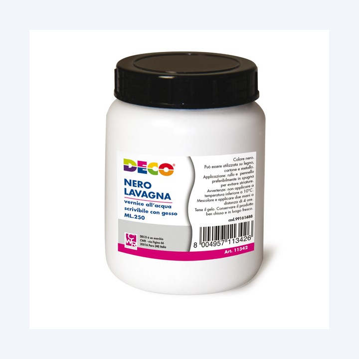 Vernice lavagna 250 ml nero Deco | Ecotempo