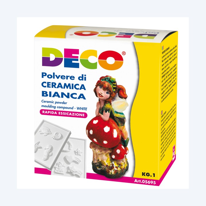 Polvere di ceramica bianca 1 kg Deco | Ecotempo