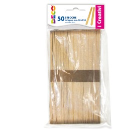 Stecca in legno 18 x 150 mm DECO conf. 50 pezzi | Ecotempo