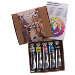 Colori a olio extrafini Primary Set 20 — 82104 | Ecotempo