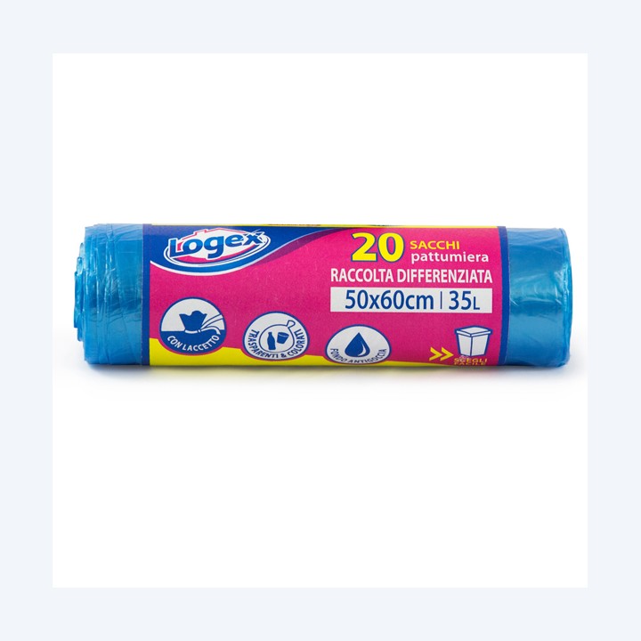 Sacchi per immondizia 50x60 cm 35 L 9 — 82221 | Ecotempo