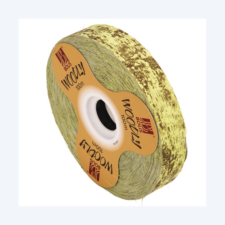 Rotolo nastro Woodly corteccia/verde — 82339 | Ecotempo