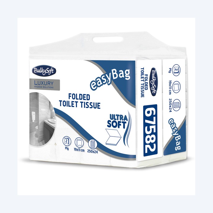 Carta igienica interfogliata EasyBag — 82497 | Ecotempo