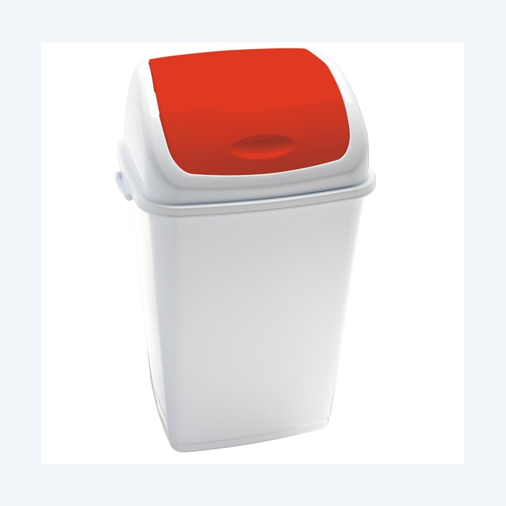 Pattumiera con coperchio basculante Rif — 82735 | Ecotempo