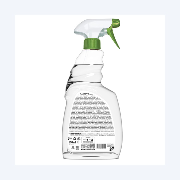Detergente Green Power Vetri Sanitec trigger da 750 ml | Ecotempo