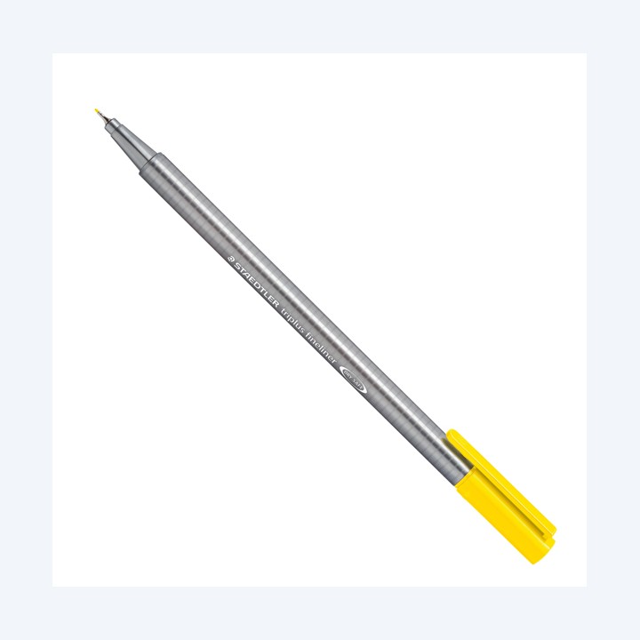 Penna Fineliner triplus tratto 0,30mm giallo Staedtler | Ecotempo